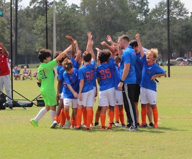 Conroe HDLFC 2013 Team Celebrating